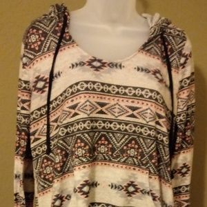 No Boundaries Print Hoodie Top XXL/2XG (19)